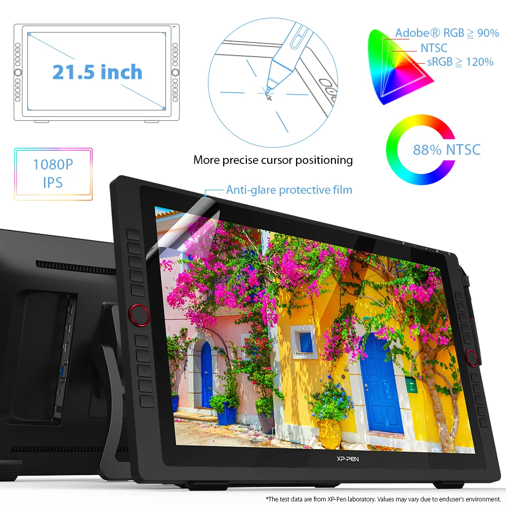 Description Picture 2 of itemXPPen Artist 22R Pro Graphics Tablet Monitor 21.5 inch Drawing Tablet Display 60 Tilt 20 Shortcut Keys 2 Wheels 120% sRGB