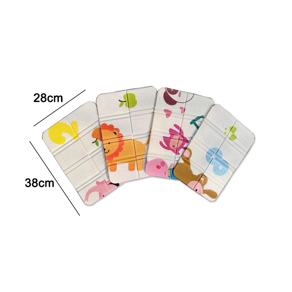 Description Picture 3 of item8-Zone Camping Folding Mat Kawaii XPE Foam Pad Anti-dirty Elasticity Cushion Outdoor Travel Hiking Moisture-proof Seat Portable