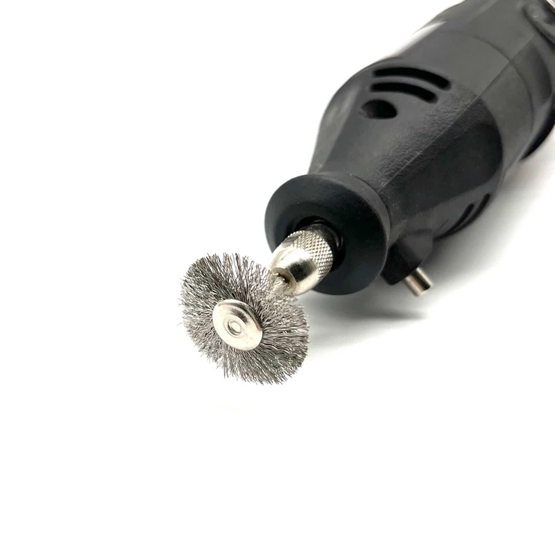 Brass Brush Steel Wire Wheels Brushes Drill Rotary Tools Polishing For Drill Grinding Rotary Tools Metal Rust Removal Brush Set