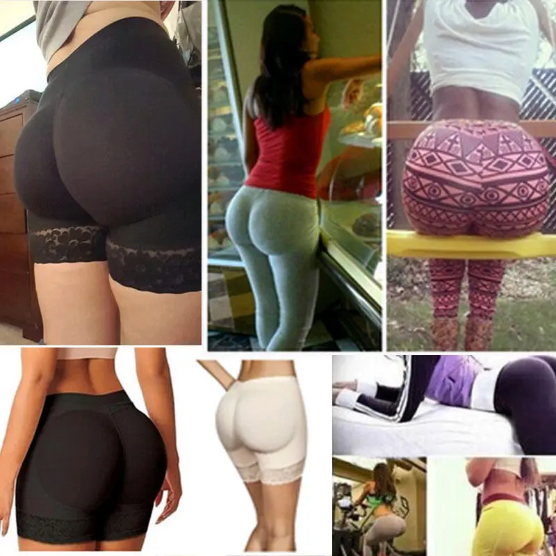 Description Picture 2 of itemHot Shorts Sexy Boyshort Panties Woman Fake Ass Underwear Push Up Padded Panties Buttock Shaper Butt Lifter Hip Enhancer