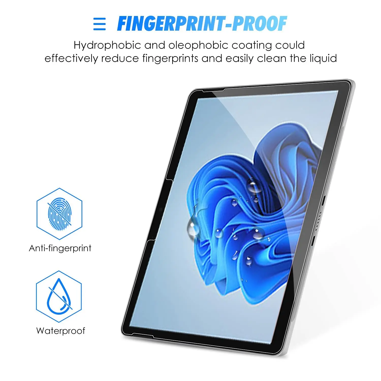 Description Picture 4 of itemScreen Protector for Microsoft Surface Pro 9 X 8 13 Inch Surface Pro 7 Plus 6 5 4 12.3 Tempered Glass for Surface Go 3 2 10.5''