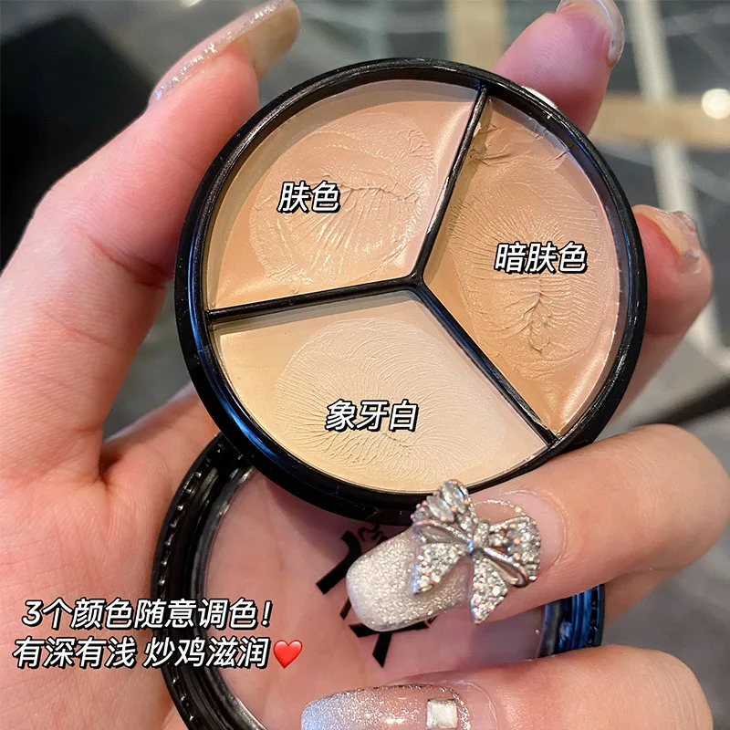 Description Picture 4 of item3 Colors Matte Liquid Concealer Waterproof Long Wear Full Cover Acne Spot Natural Face Base Makeup Matte Foundation Cosmetic