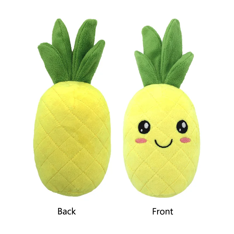 Description Picture 3 of itemInteractive Dog Chew Toy Cute Pineapple Cactus Shaped Plush Dog Squeaky Toys Funny Pets Outdoor Supplies