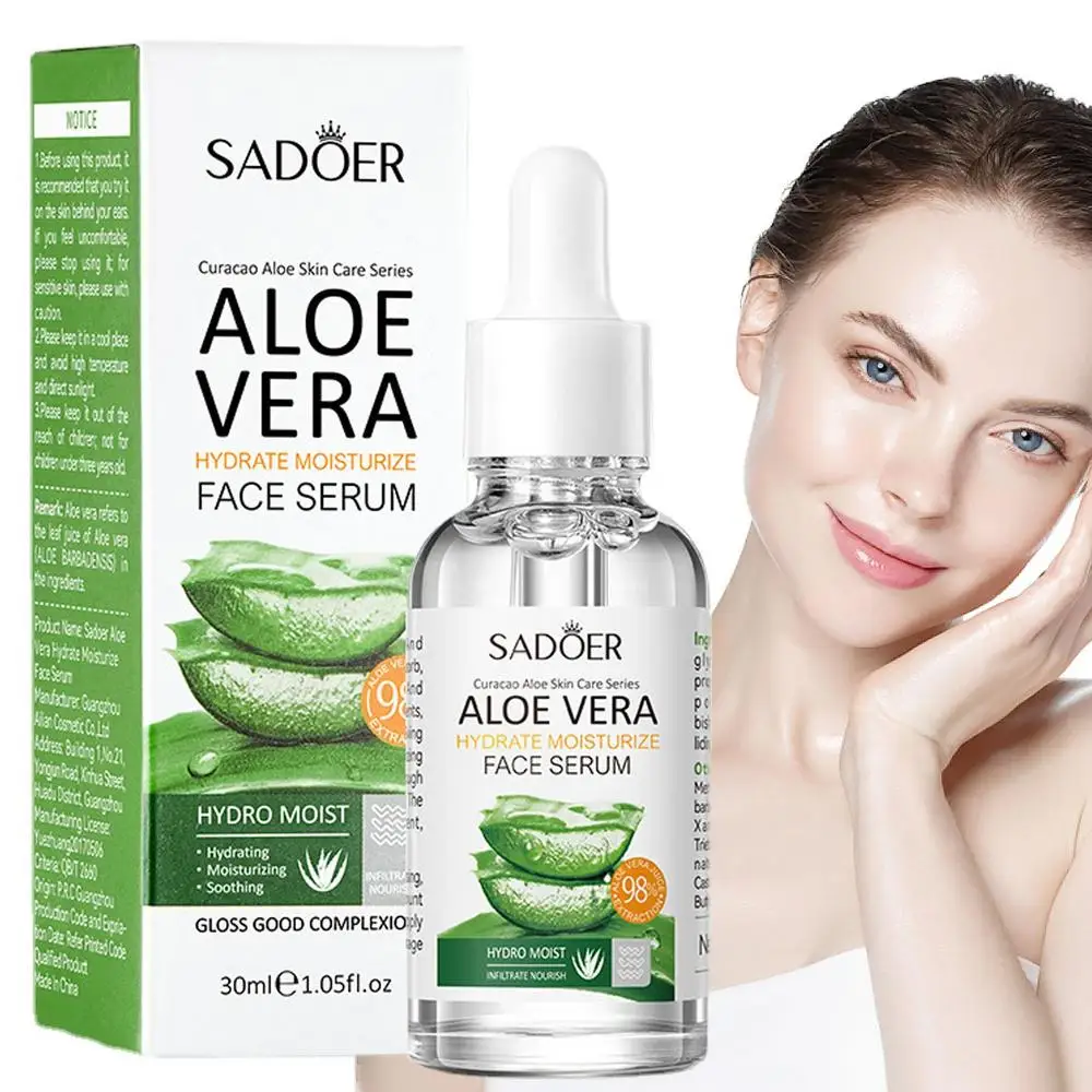 Description Picture 2 of itemAloe Serums For Face Essence For Dark Spots 30ml Naturals Moisturizer For Face Repairing Essence Moisturizer For Women Face