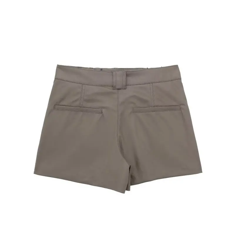 Description Picture 5 of itemTRAF 2023 New Summer Women Fashion Shorts Vintage Female Casual Solid High Waist Shorts Skirts Mujer