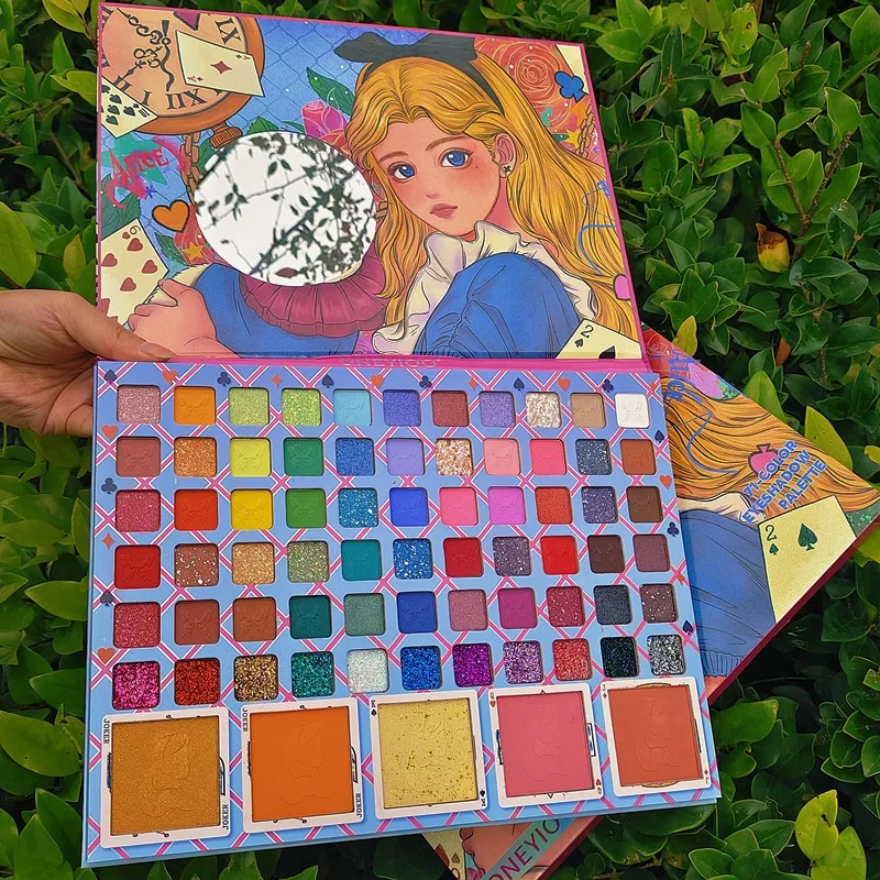 Description Picture 3 of item72 Colors Eye shadow Palette Glitter Eye Makeup kawaii Eyeshadow Palette Professional Matte  Colorful Powder Makeup Pallet