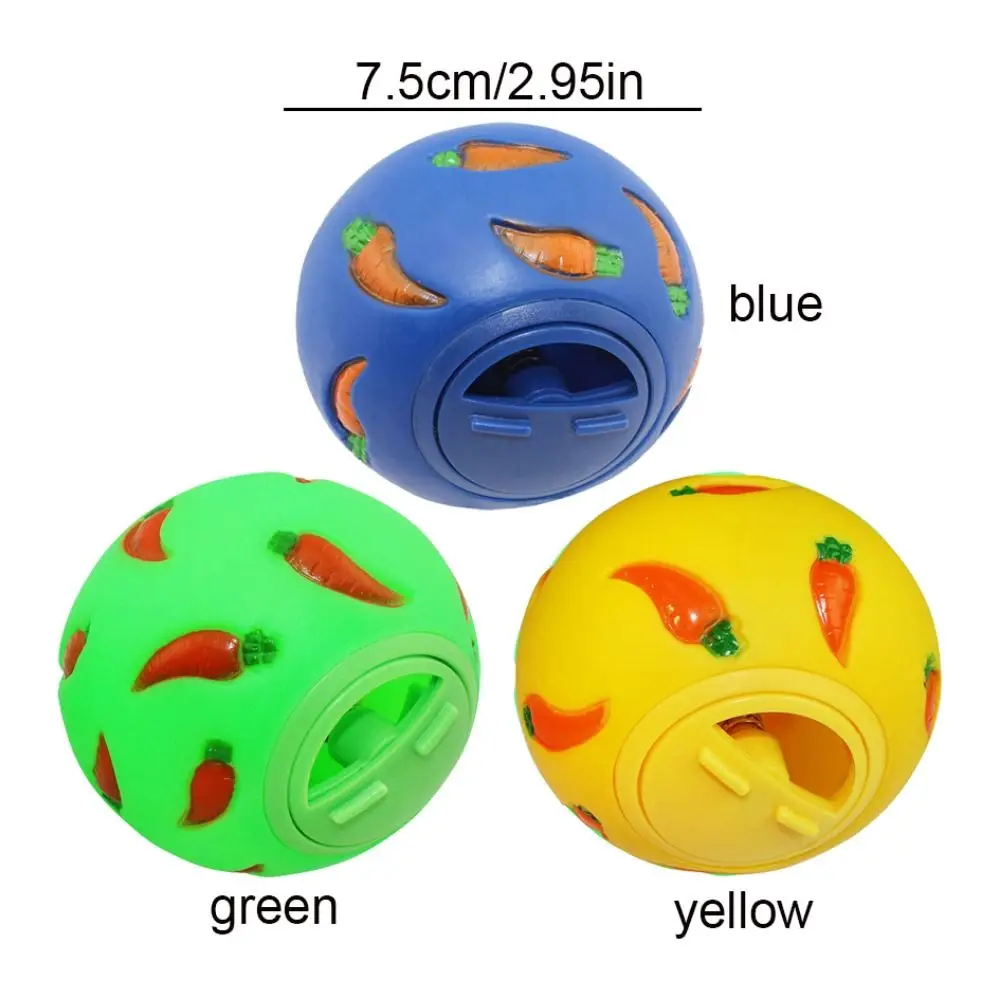Description Picture 3 of itemRabbits Treat Ball Durable Bite Resistant Cats Slow Feeder Rabbit Tumbler Ball Small Pet Accessories