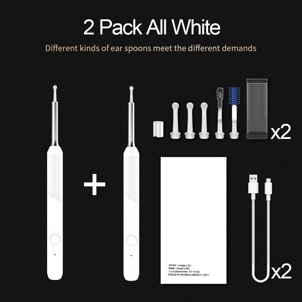 White x2
