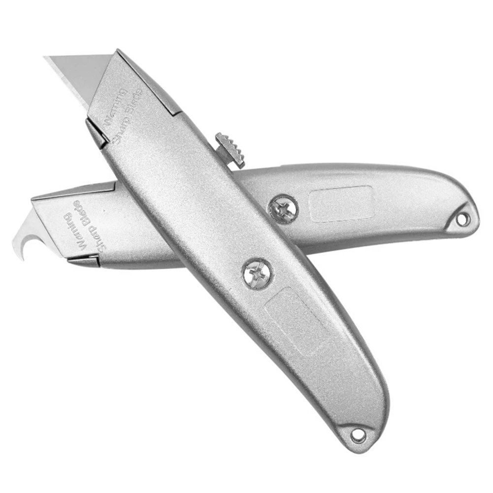 Description Picture 6 of itemAluminum Utility Knife Pocket Outdoor Knife Acrylic Board Plastic Cutter DIY Craft Paper Cutter Office Supplies