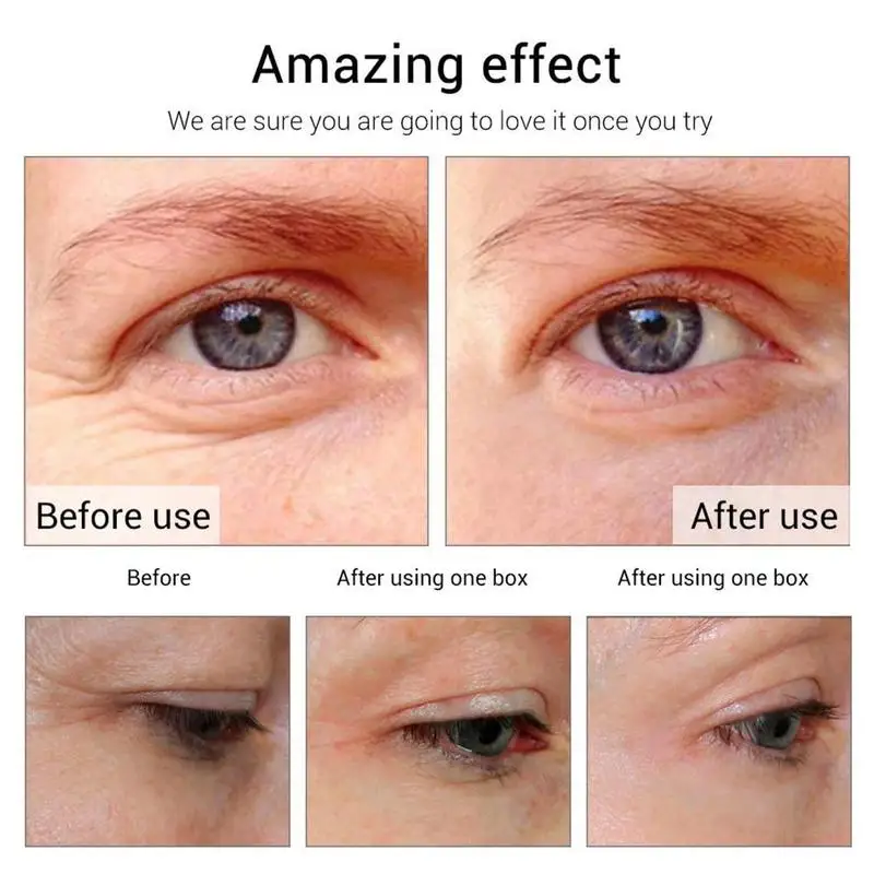 Description Picture 6 of itemBioaqua 60pcs Gold Collagen Eye Mask Anti Sleep Crystal Eye Patch Moisturizing Dark Circles Remover Eye Care Mask