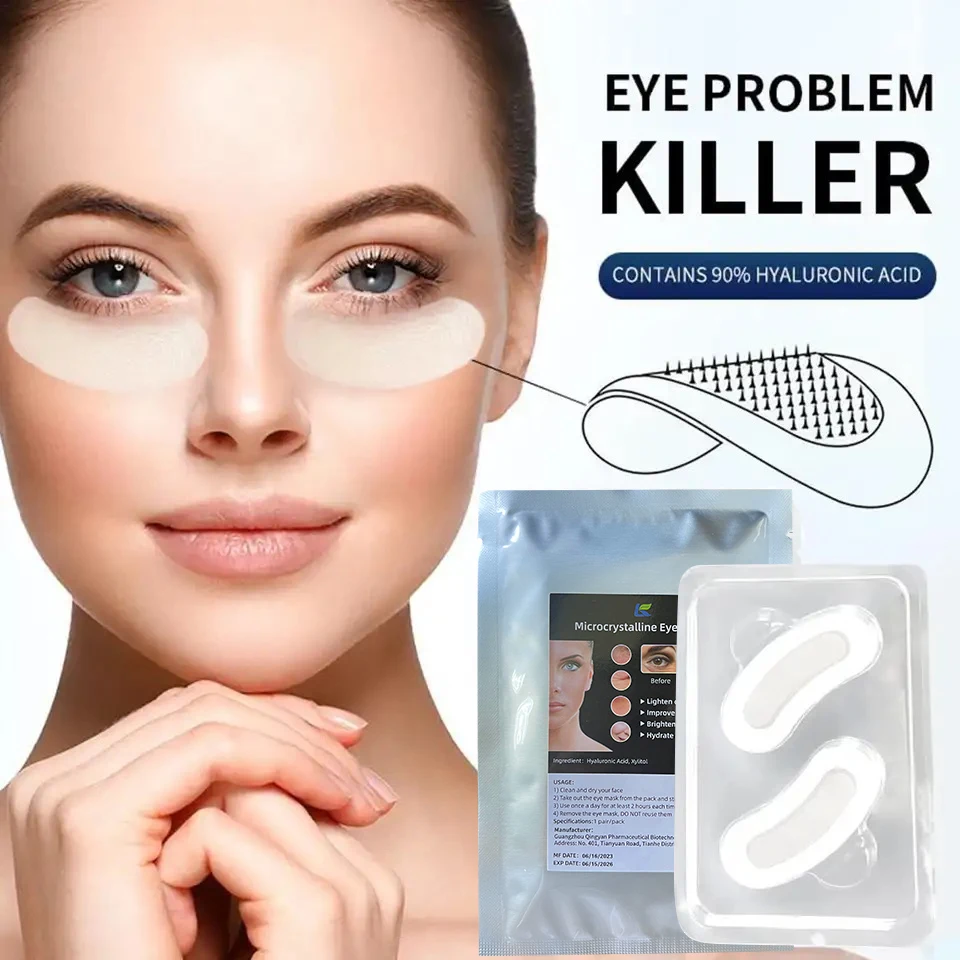 Description Picture 2 of itemMicro-needle Eye Patch Hyaluronic Acid Anti-wrinkle Eye Mask Fine Lines Remove Moisturizing Eye Mask