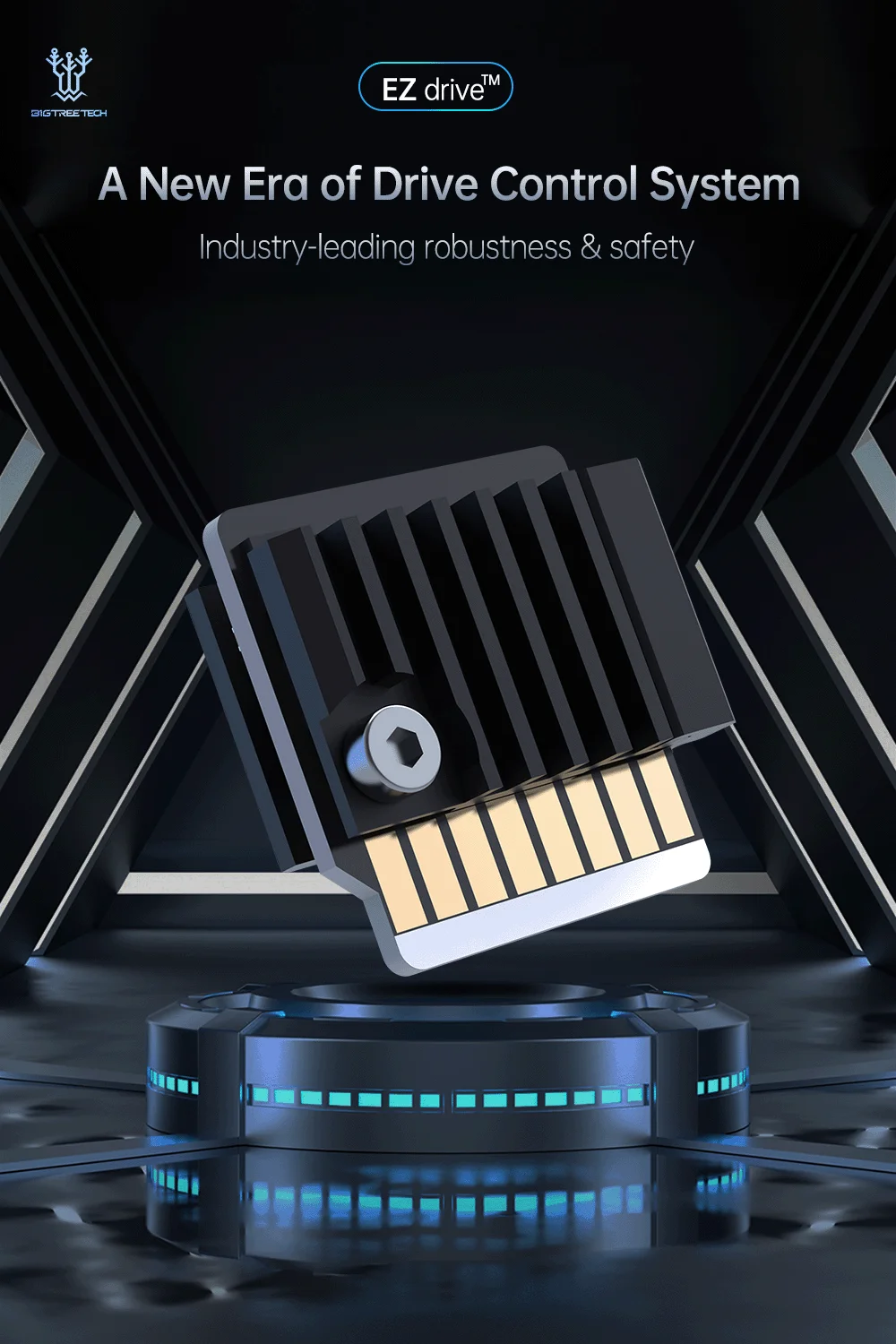 Description Picture 2 of itemBIGTREETECH EZ2209 EZ5160 Pro Integrated Quiet Driver And Heatsink 48V Drive 57 Stepper Motors For SKR3 EZ Motherboard Ender3 V2