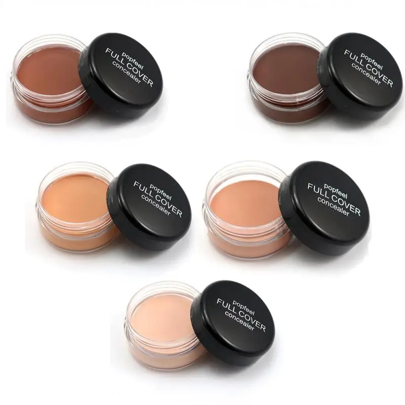 Description Picture 3 of itemConcealer Foundation Cream Ultra-long-lasting Waterproof Deep Complexion Acne Marks Cover Spot Cement Moisturizing Makeup TSLM1