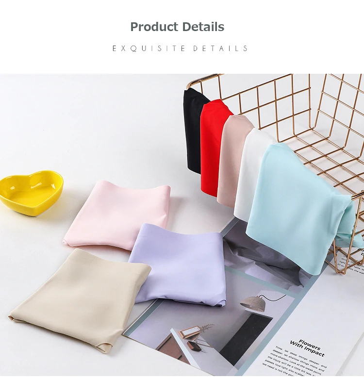 Description Picture 3 of itemTrowBridge 10PCS/Set Women's Panties Solid Seamless Underwear Plus Size Comfortable Briefs Silk Satin Lingerie Health Underpants