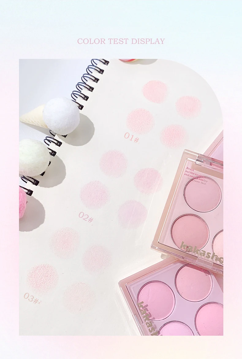 Description Picture 6 of itemKorean Blush Palette Expansive Color Brightening Face Contouring Shadow Blusher Long-lasting Tint Cheek Korean Makeup Cosmetics