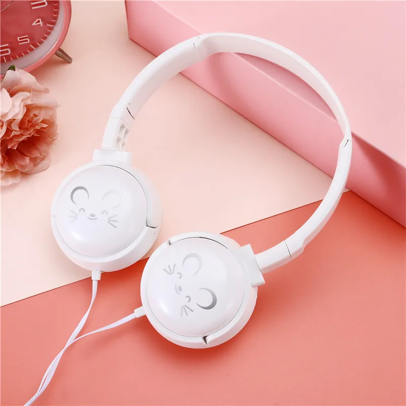 Description Picture 5 of itemCute Children's Headphones For Girls Kids with Mic, 3.5mm jack 3D Stereo Music Wired Headset Gamer Cell Phone iphone Laptop Gift