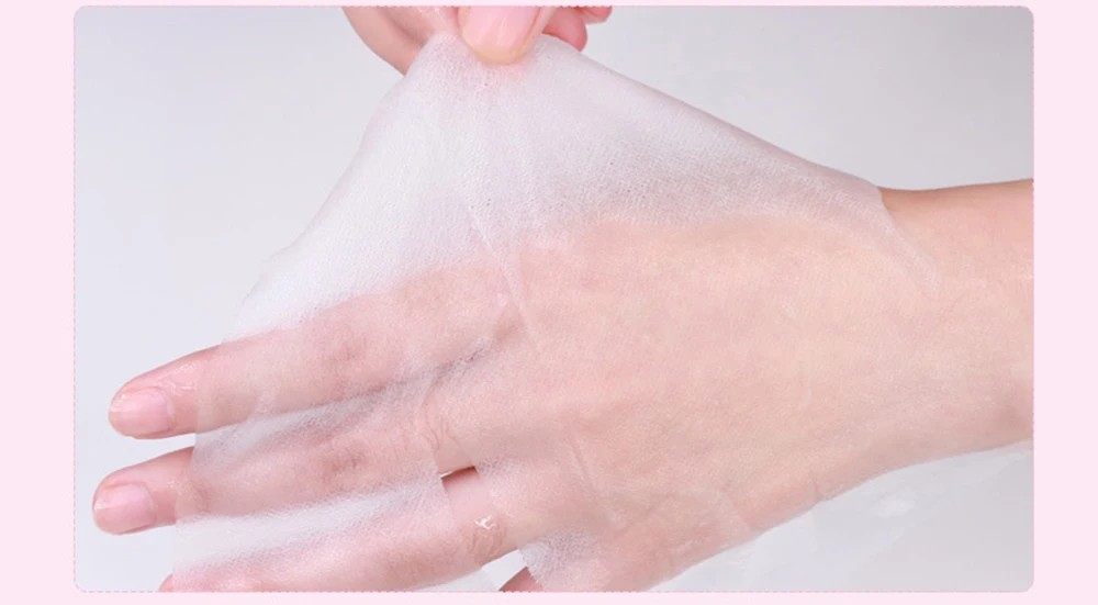 Description Picture 3 of item10pcs Hyaluronic Acid Sakura Face Mask skincare Moisturizing Brightening Anti-aging Face Sheet Mask Facail Masks for Skin Care