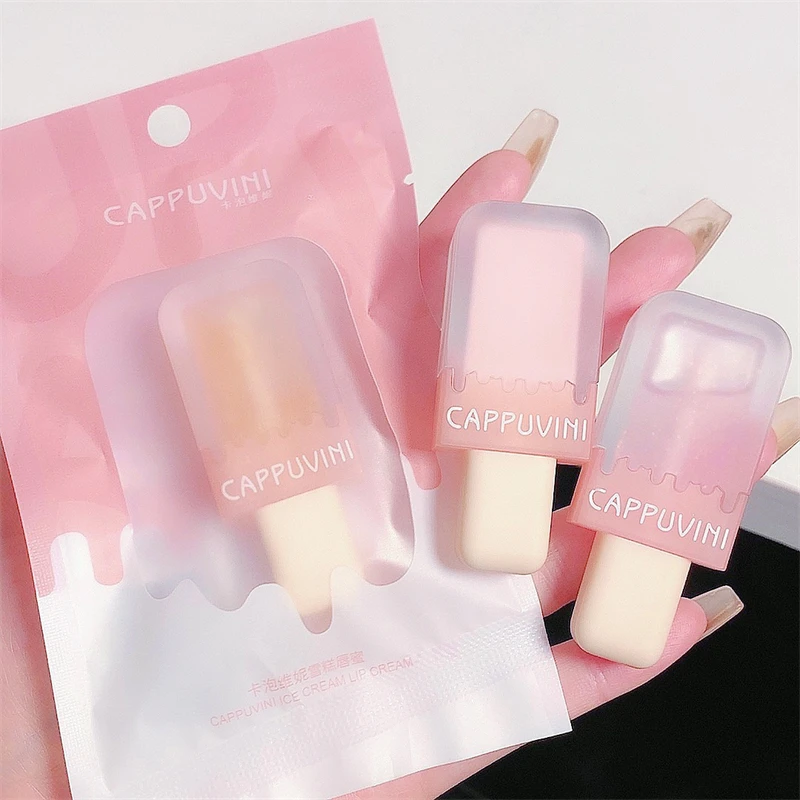 Description Picture 3 of itemLovely Popsicle Lipgloss with Delicate Flash Glitter Lipgloss Crystal Jelly Lip Oil Moisturizing Lipstick Lip Makeup Lip Care