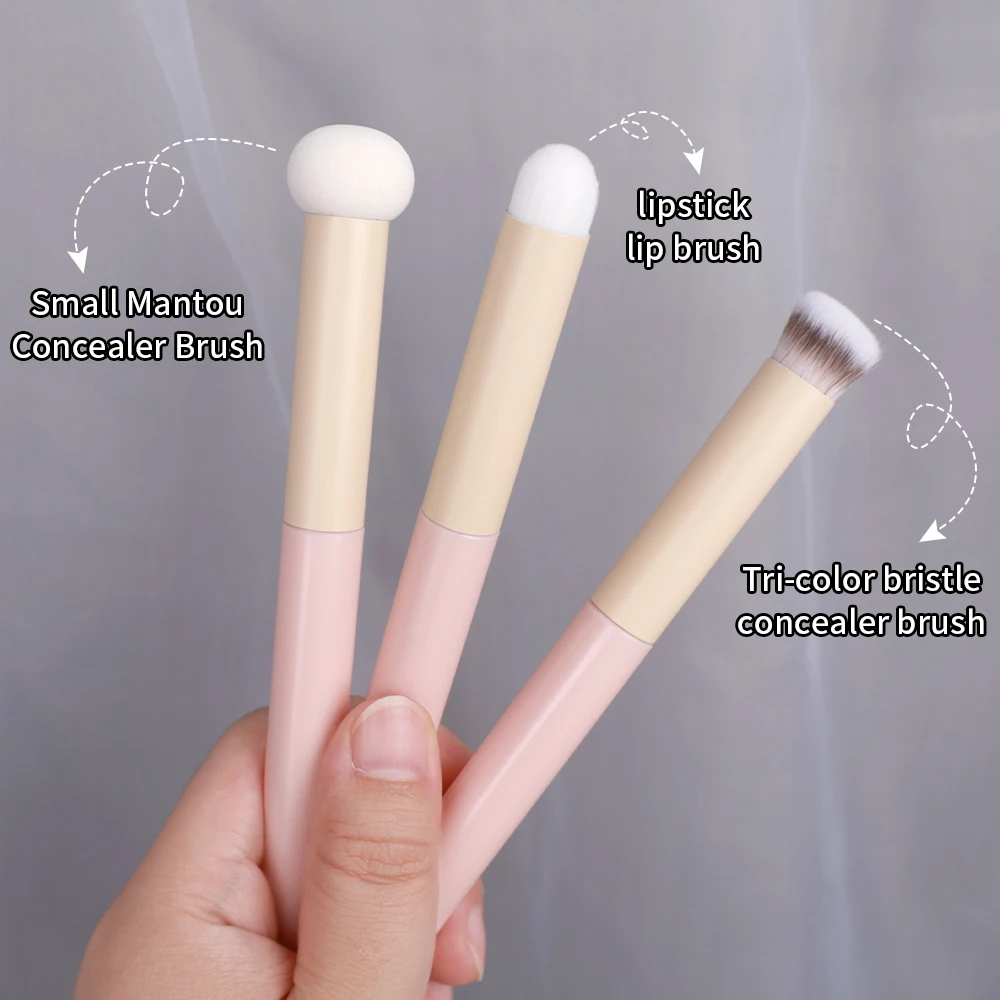 High Quality Makeup Brushes Mantou Sponge Concealer Brushes Lipstick Lip Makeup Brush Cosmetic Tools Foundation Concealer Brush