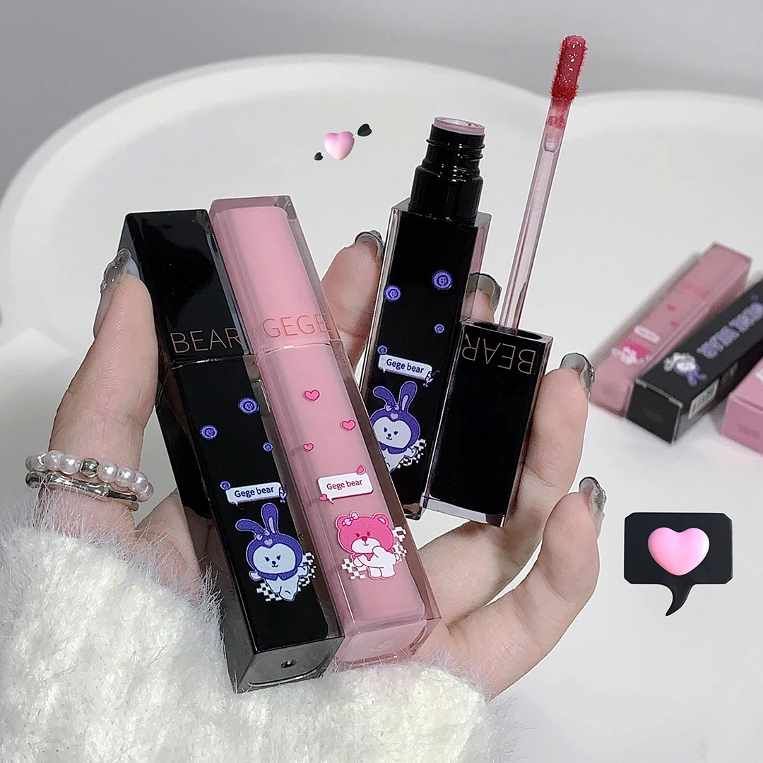 Description Picture 3 of itemMirror Lip Glaze Water Light Bubble Lip Oil Transparent Glass Non-stick Cup Lip Gloss Moisturizing Waterproof Make Up Cosmetic