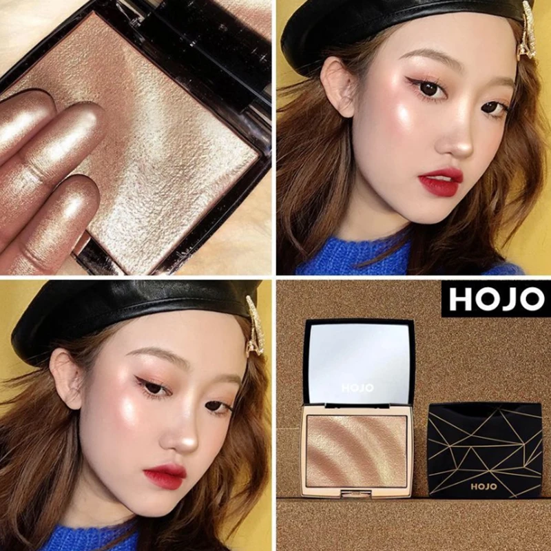 Description Picture 4 of itemGUICAMI  New Highlighter Makeup Shimmer Powder Highlighter Palette Base Illuminator Highlight Face Contour Golden Bronzer