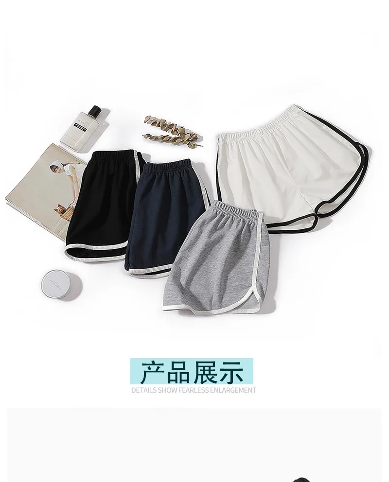 Description Picture 3 of item2023 New Summer Simple Shorts Women's Home Yoga Beachwear Casual Women's Sports Shorts Indoor Outdoor  Korean Clothes