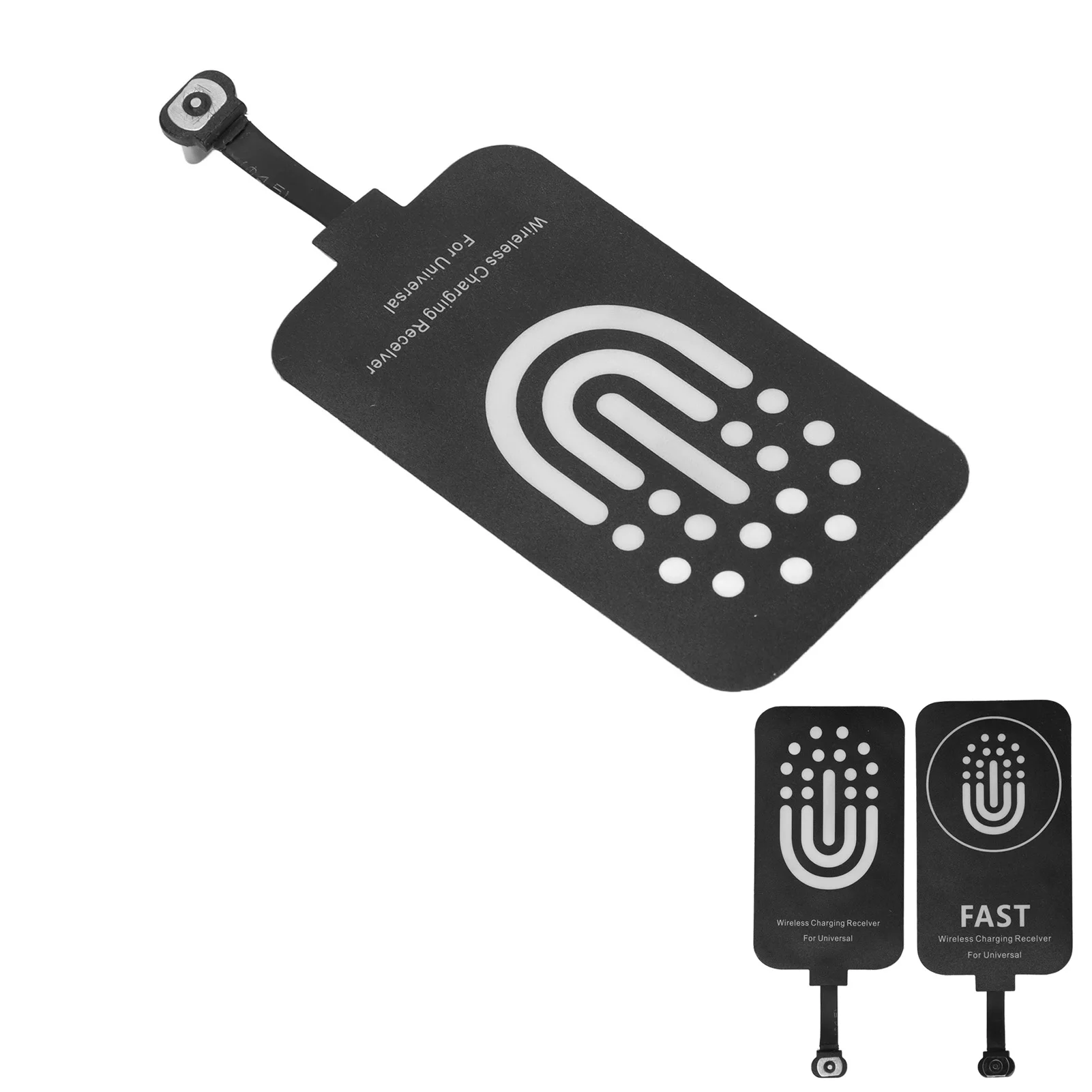 Wireless Charging Adapter Ultra Thin Phone Charger Receiver with Magnetic Charging Line for Samsung for Iconic Brand for Huawei