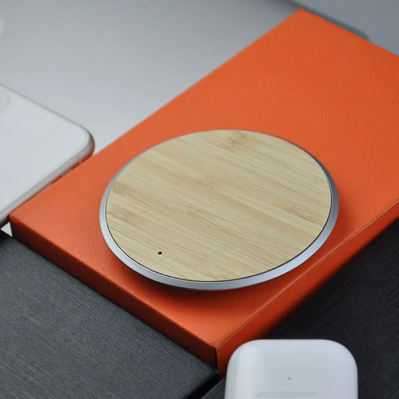 Description Picture 5 of itemWood 15W Qi Wireless Charger USB C Fast Charging Pad For iPhone 14 13 12 Pro Max 11 XS Max X XR 8 Plus Samsung S22 S10 Note 9