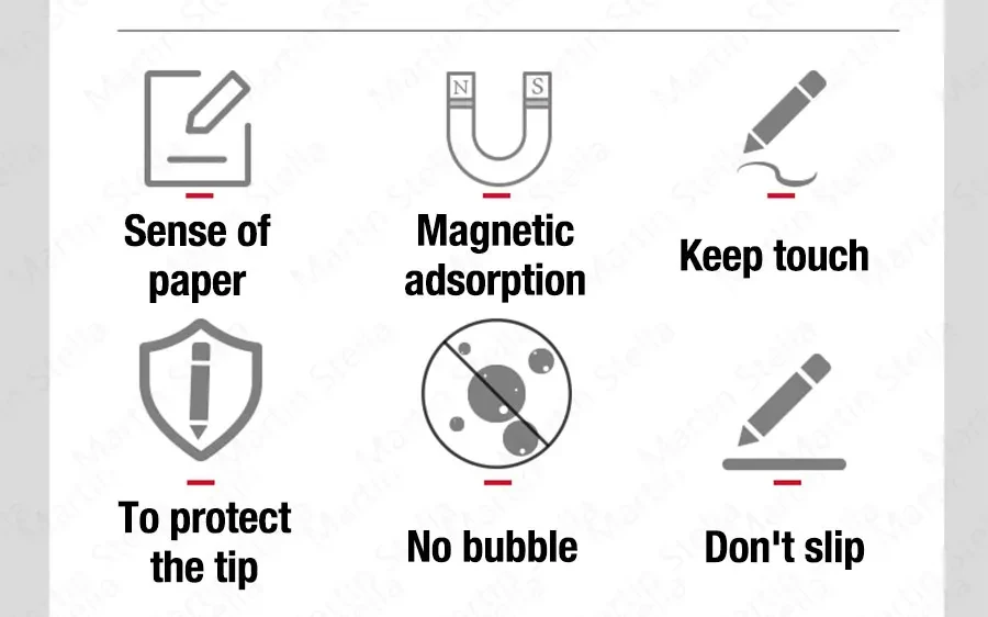 Description Picture 3 of itemMagnetic Paper Like Screen Protector For Ipad 9 8 7 6 5 9th Generation 10 Ipad Pro 11 12.9 10.5 9.7 Air 5 4 Mini 6 Reusable Film