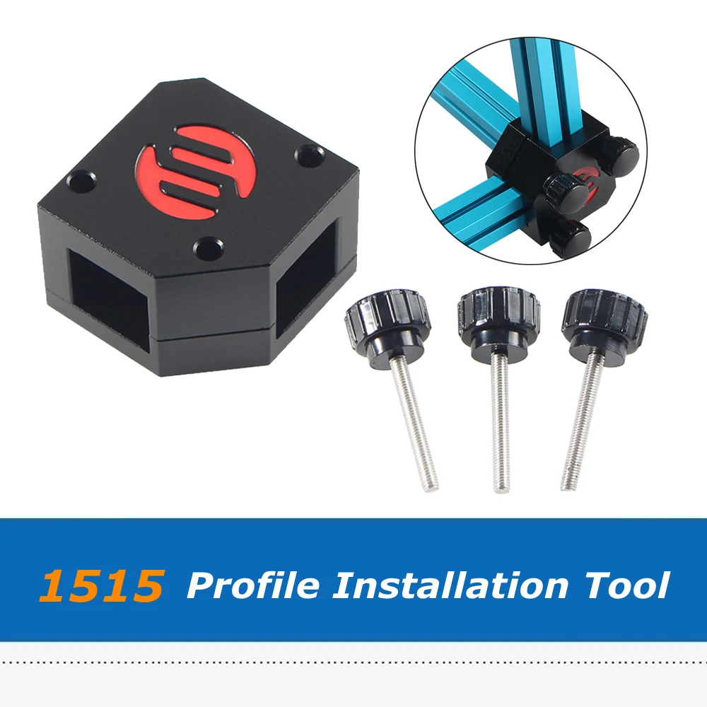 1set CNC All-Metal Right-Angle Ruler 1515 Profile Installation Helper Tool For VORON 0 0.1 0.2 3D Printers Parts