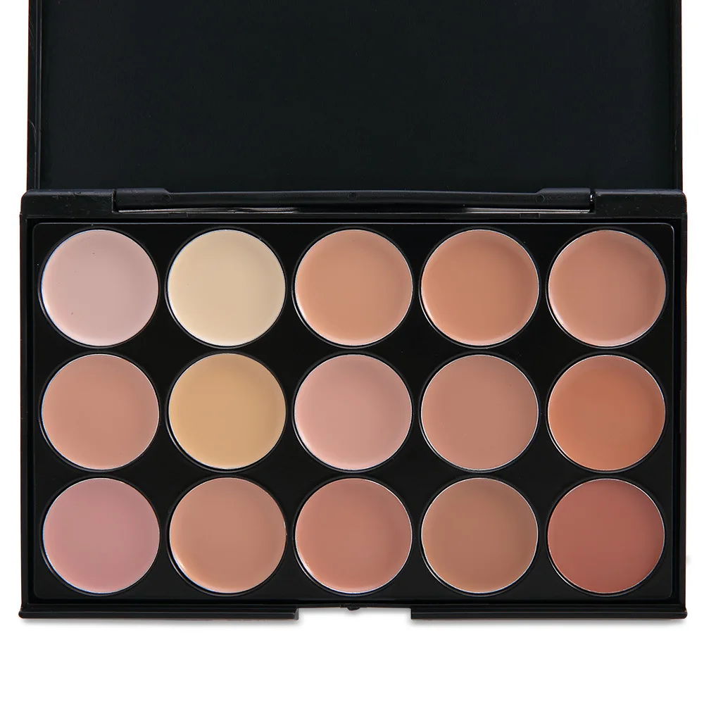 Description Picture 5 of itemNatural Professional Concealer Palettes 15 Colors makeup Foundation Facial Face Cream Cosmetic contour palette concealer palette
