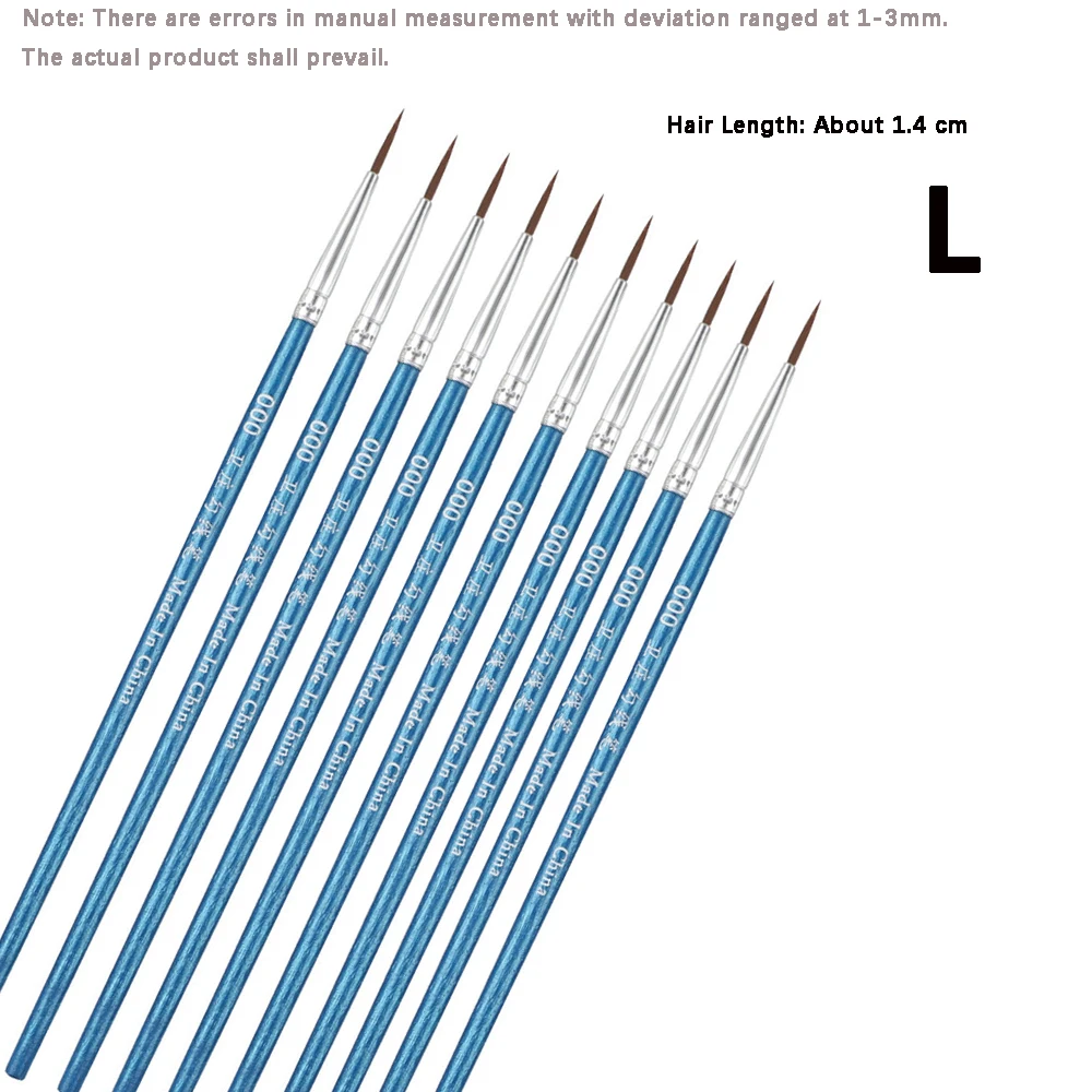 Blue L 10pcs