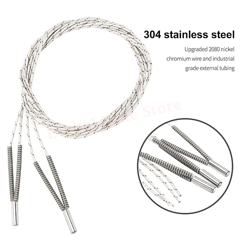 Description Picture 4 of item3Pcs 24V 1M 50W Thermistor Ceramic Cartridge Heater Tube and 3Pcs HT-NTC100K Thermistor Temperature Sensor Kit 3D Printer Parts