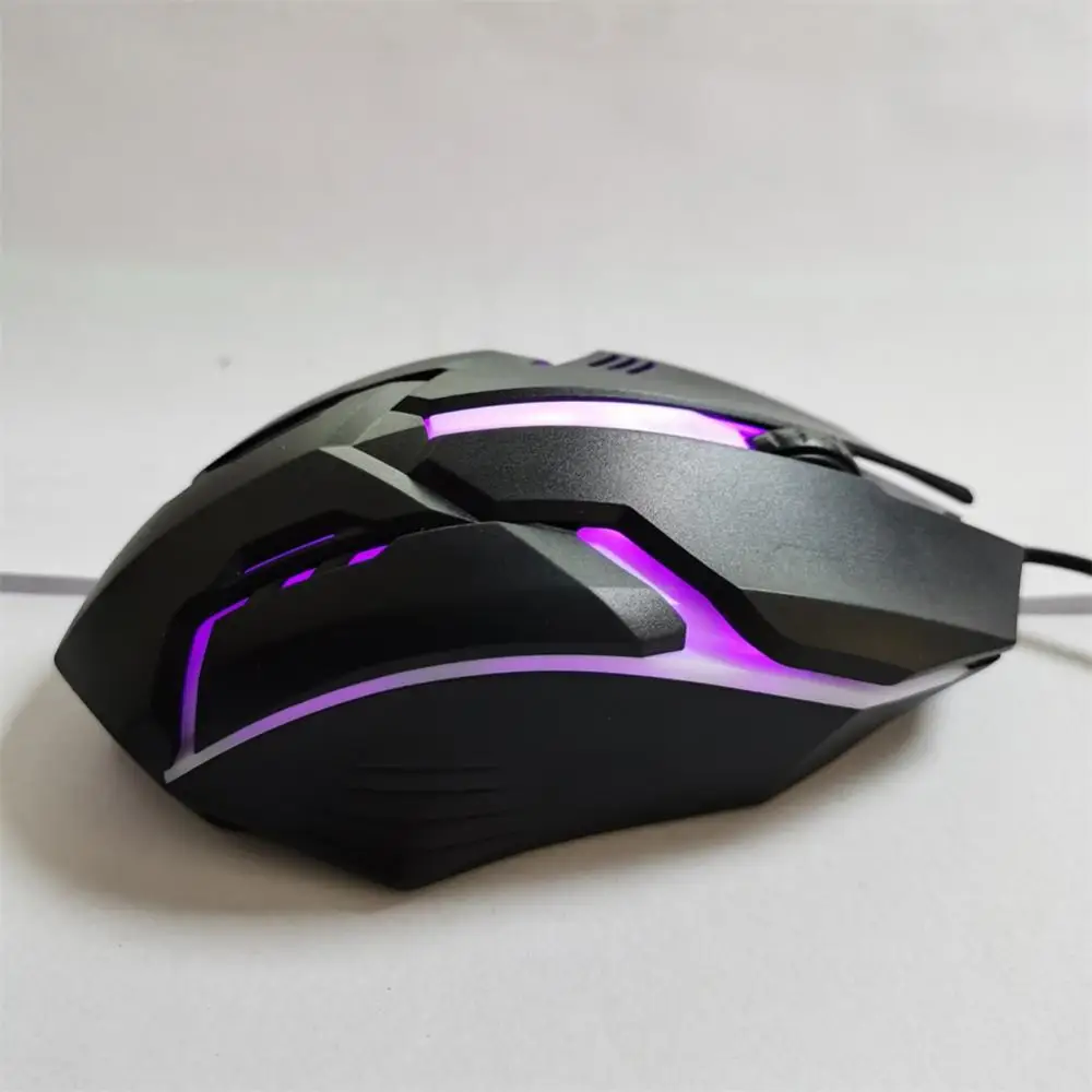 Description Picture 3 of item1PC USB Wired Gaming Mouse 4 Colors LED Backlight Ergonomics Gamer Mouse Flank Cable Optical Mice For Laptop Mice PC Desktop