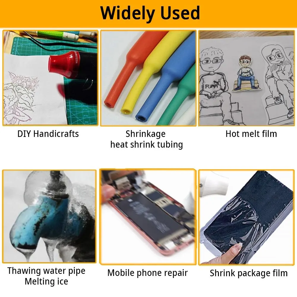 220V Hot Air Gun DIY Tool Heat Electric Power Tool Mini 300W Soldering Temperature Crafts Blower with Supporting Seat Shrink
