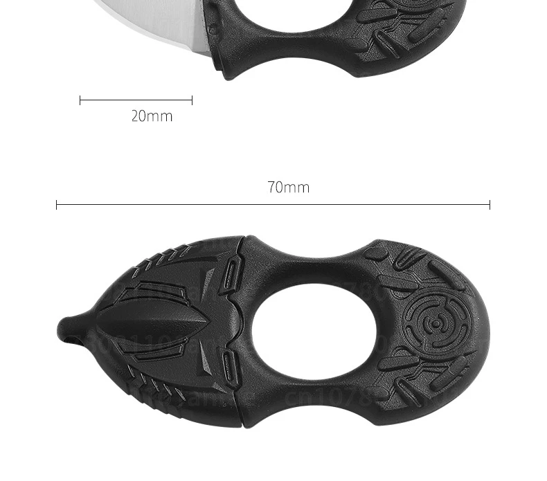 Description Picture 4 of itemMini Ring Knife Portable Self-defense Key Chain Knife Portable Travel Outdoor Knife Creative Sharp Fruit Knife