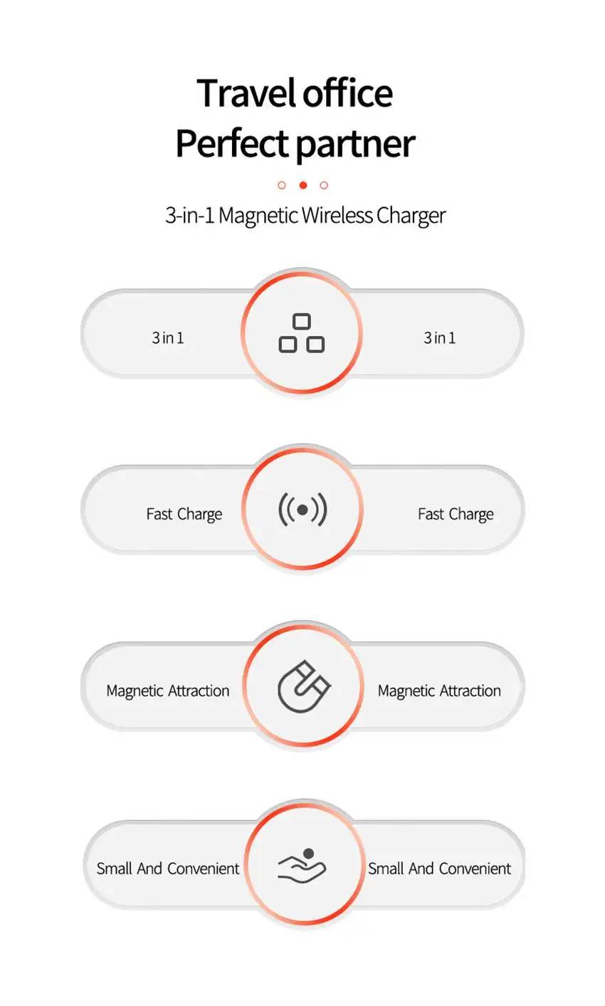 Description Picture 3 of item25W 3 in 1 Magnetic Wireless Charger Stand For iPhone 15 14 13 12 Pro Max Airpods Pro Apple iWatch 9 8 7 6 Fast Charging Station