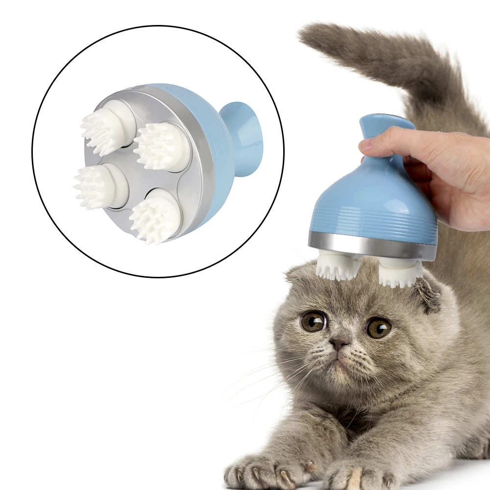 Description Picture 3 of itemHOOMIN Electric Cat Body Massager Relax Shoulder Neck Deep Tissue Head Scalp Massage Kneading Vibrating Device Health Care