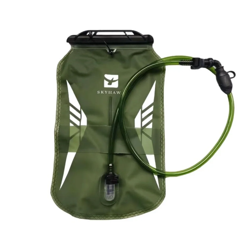 Water Bladder 2L/3L, 2/3 Liter Leakproof Hydration Reservoir, Tasteless BPA-Free Military Water Storage Bag Pouch Hiking Cycling