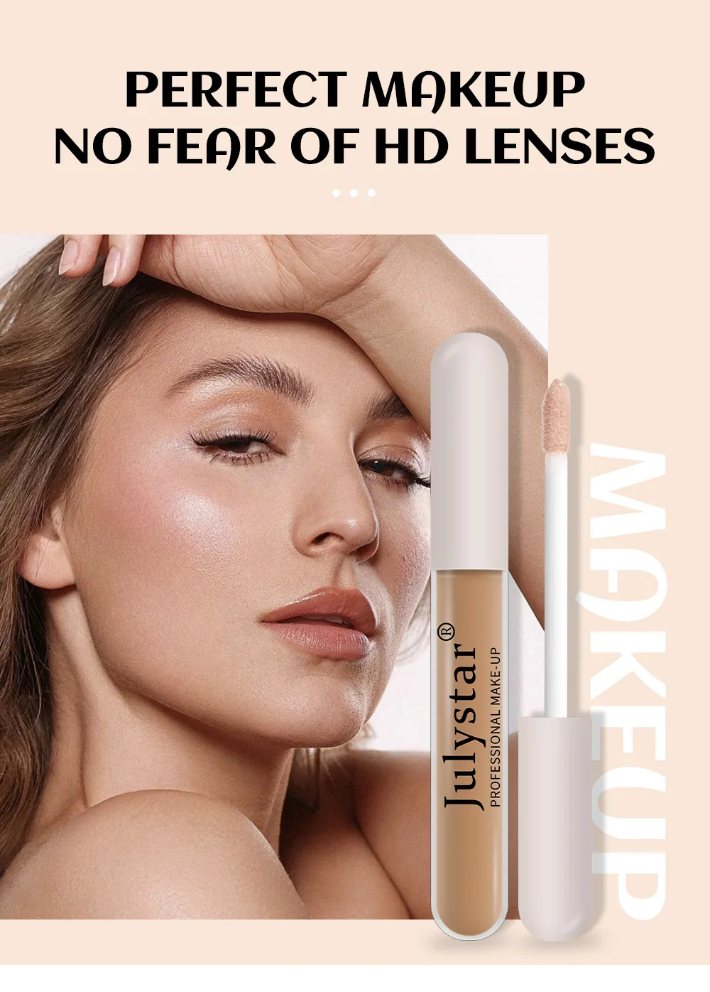 Description Picture 4 of itemJulystar 6 Color Concealer Waterproof Moisturize Oil Control Liquid Concealer Speckle Tattoo Cover Up for All Skin Type Cosmetic