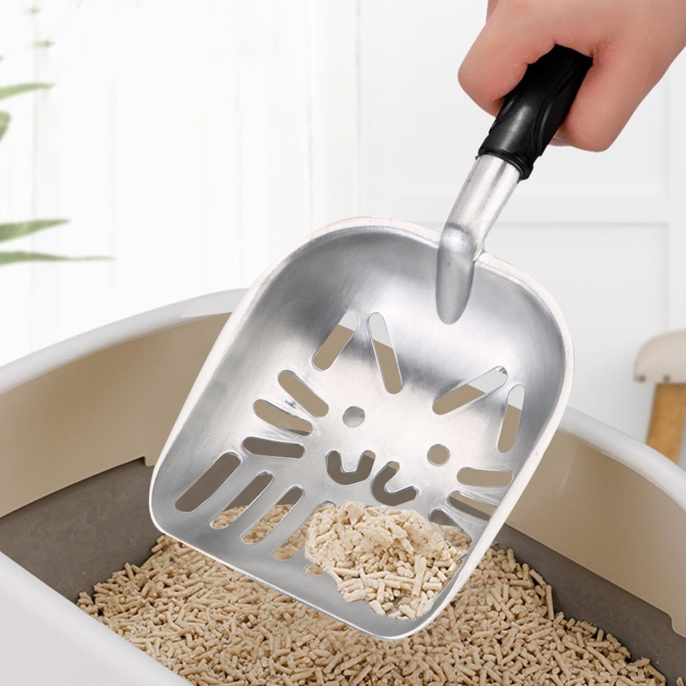 Description Picture 4 of itemPet Products Cat Sand Cleaning Metal Scoop For Dog Cat Clean Feces Supplies Cat Litter Shovel Pet Cleanning Tool