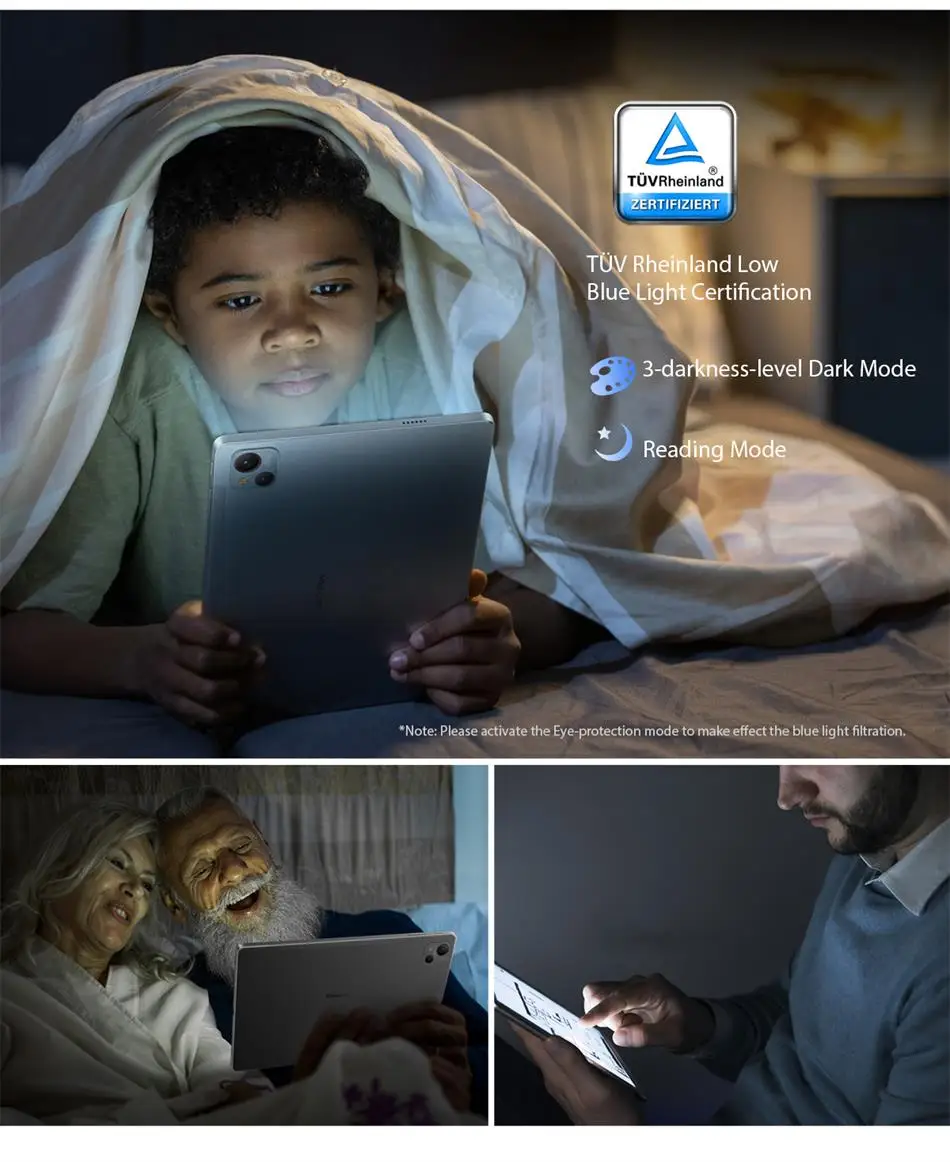 Description Picture 3 of itemBlackview Tab 13 Tablet 6GB+128GB Helio G85 Octa core Pad 7280mAh 10.1 Inch FHD+ Display 13MP Camera Android 12 Tablets PC