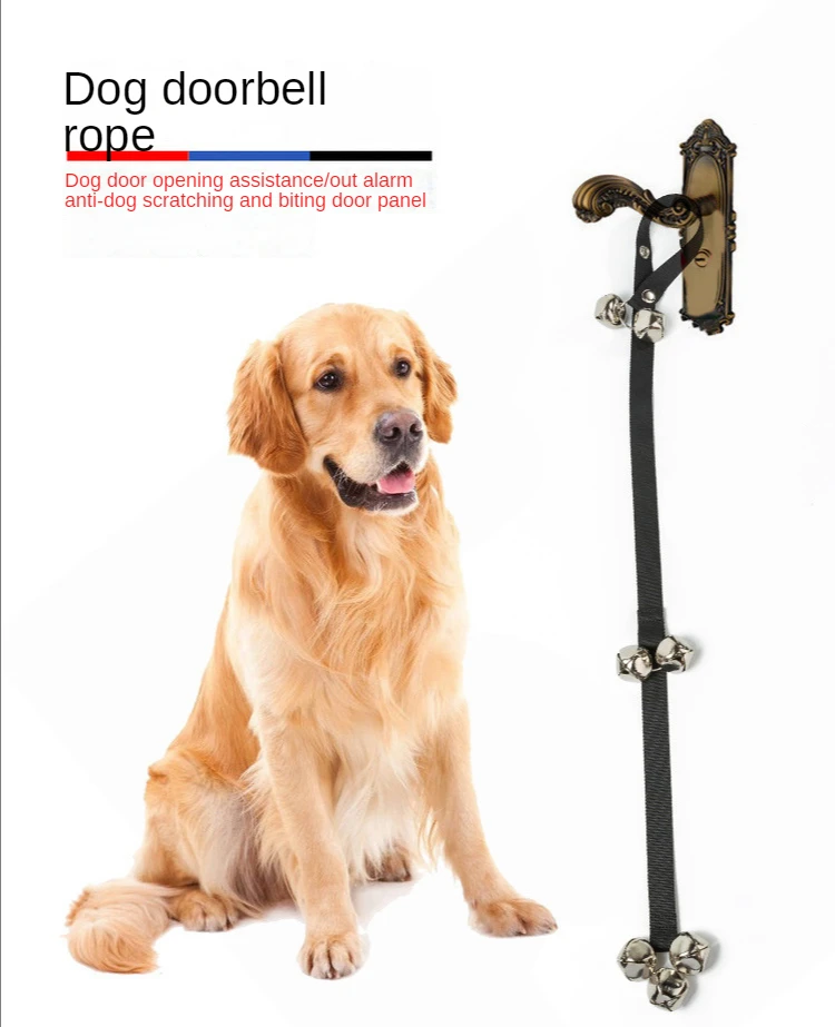 Description Picture 2 of itemPuppy Bells Dog Doorbells for Door Knob/Potty Training/Go Outside-Dog Bells, Puppies Doggy Pooch Cat, Pet Lovers-Premium Quality