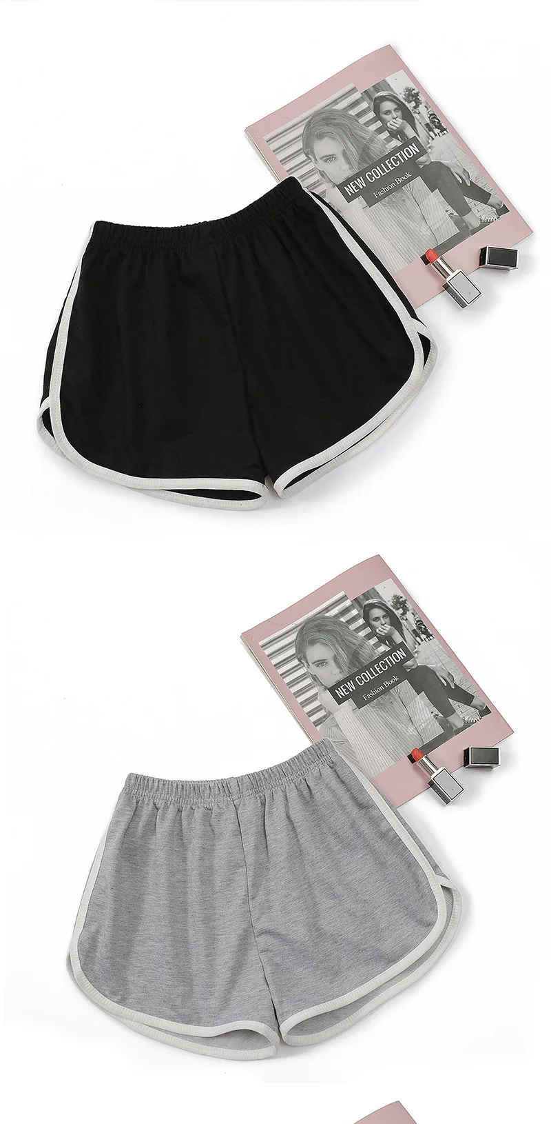Description Picture 6 of item2023 New Summer Simple Shorts Women's Home Yoga Beachwear Casual Women's Sports Shorts Indoor Outdoor  Korean Clothes