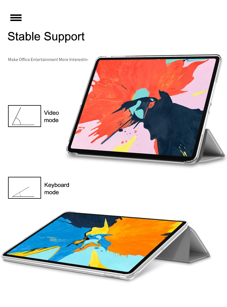 Description Picture 5 of itemCase For iPad Air 1 2013 9.7 Flip Trifold Stand Case PU Leather Full Smart Auto Wake Cover For ipad air1 A1474 A1475 A1476 Cases