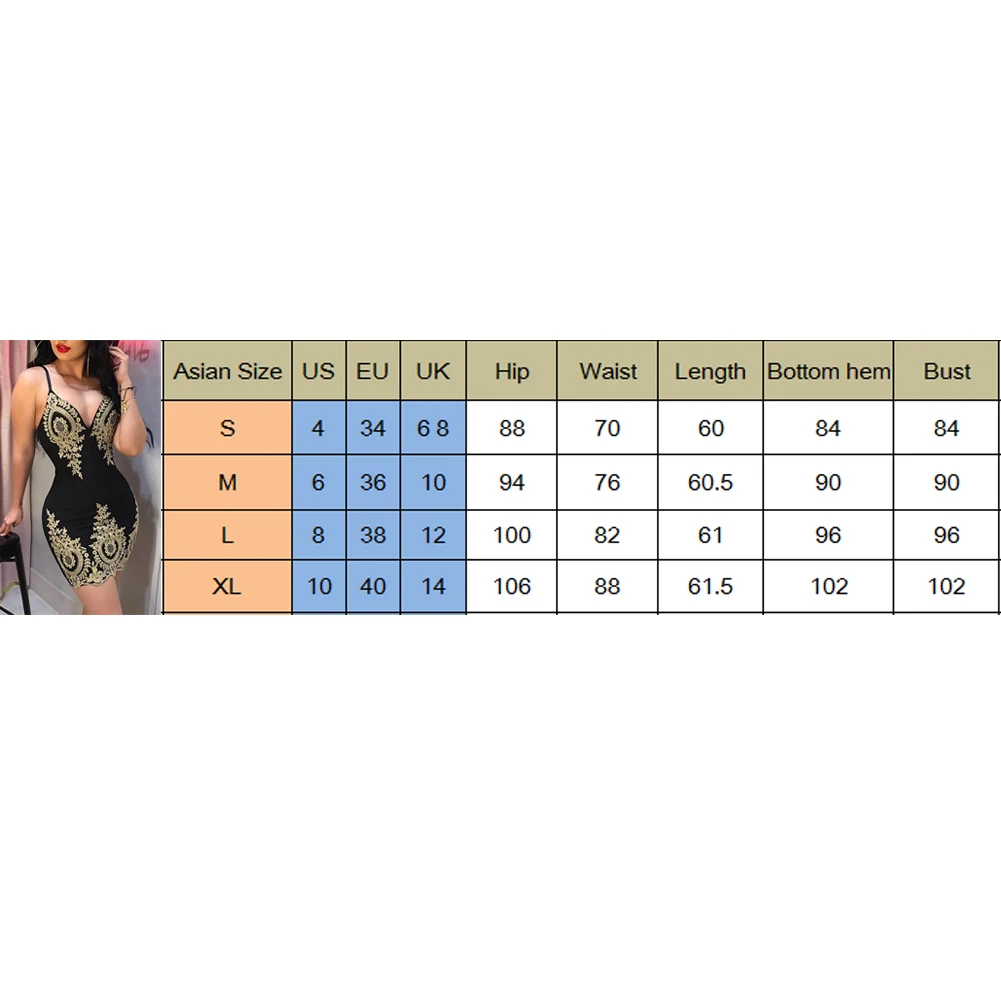 Description Picture 2 of itemWomen Vintage Printed Bodycon Dress Sexy V Neck Sleeveless Slim Fit Pencil Dress Summer Evening Party Club Short Dresses