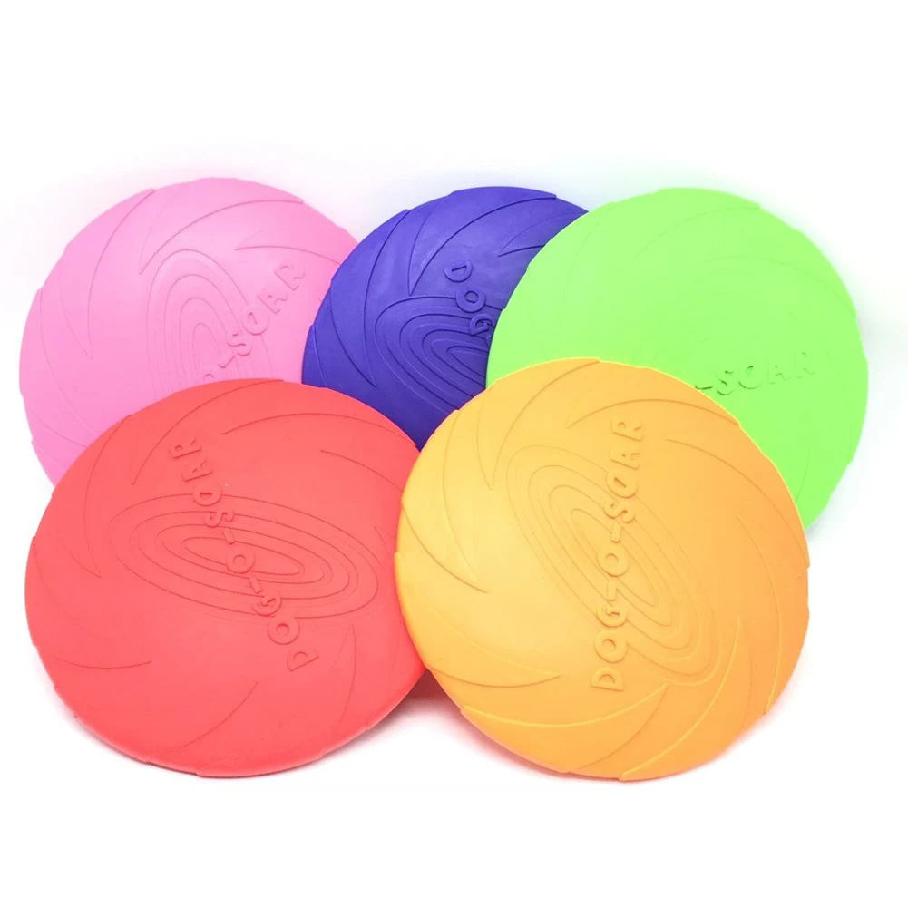 Description Picture 3 of itemFunny Silicone Flying Saucer Dog Cat Toy Dog Game Soft Pet Flying Discs Resistant Chew Puppy Training Interactive Dog Supplies