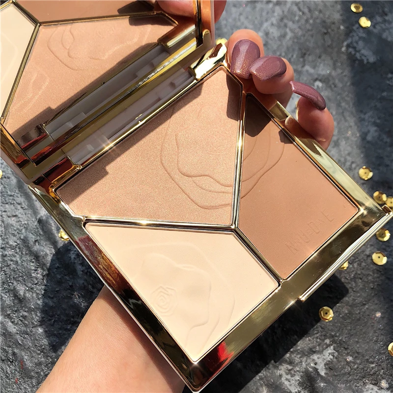 Description Picture 4 of itemNEW 3D Bronzer Highlighter For Face Makeup Stick Cream Texture Contour iluminador Makeup Highlighter Bronzer
