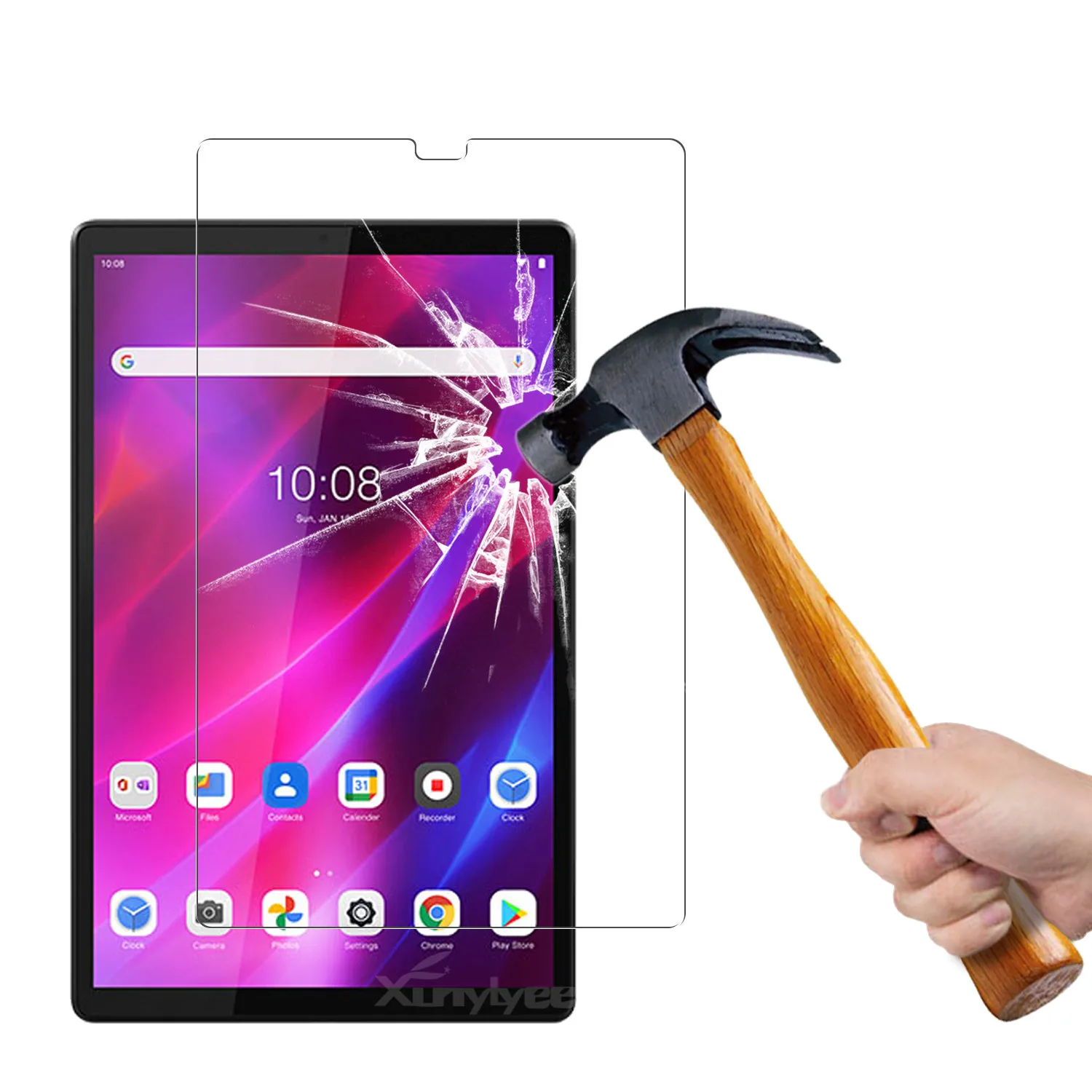 Description Picture 5 of item3pcs Screen Protector For Iconic Brand Tab K10 2021 10.3'' TB-X6C6F TB-X6C6X Protective Film Anti Scratch Clear Tempered Glass