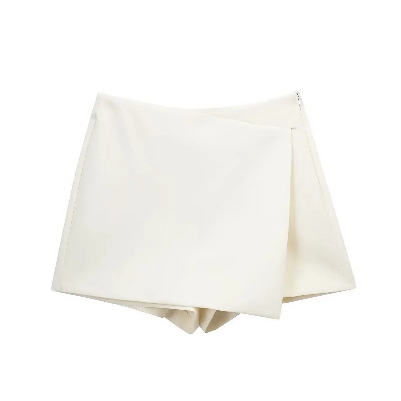 Description Picture 4 of itemTRAF Women High waist Short Woman Fashion Culottes Asymmetric Shorts Skirt 2023 Summer Skirt Shorts y2k Mini Shorts